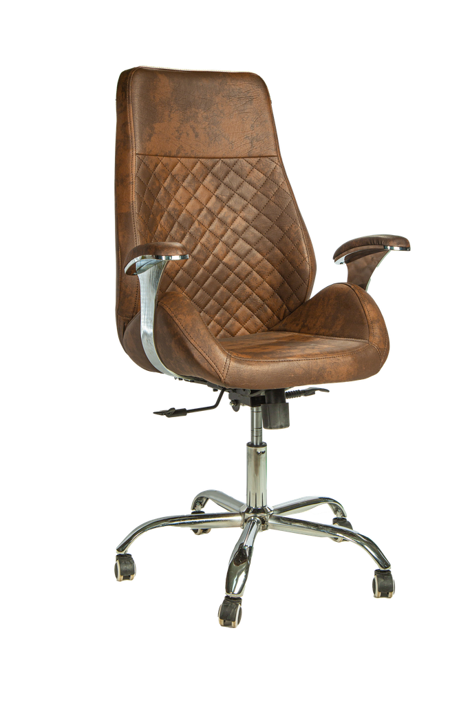 كرسي حوض جلد متحرك