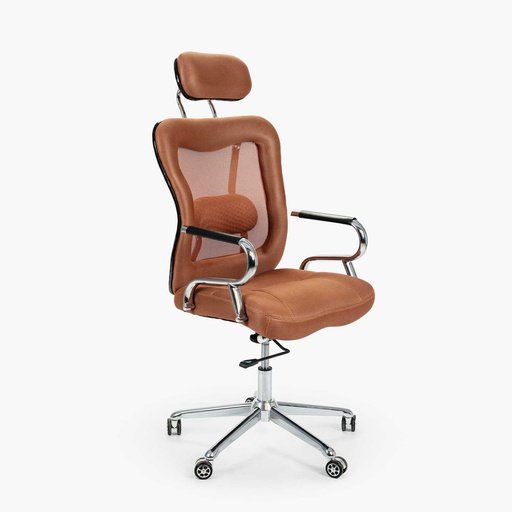 [CH003] كرسي جاك-ب413 متحرك بمخدع رأس 